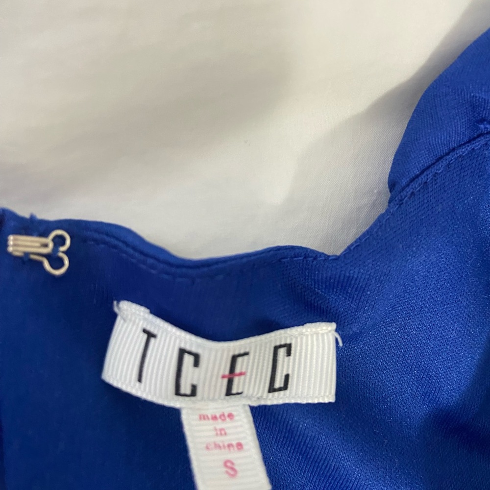 TCEC Royal Blue Ruffle Dress - Picture 4 of 5